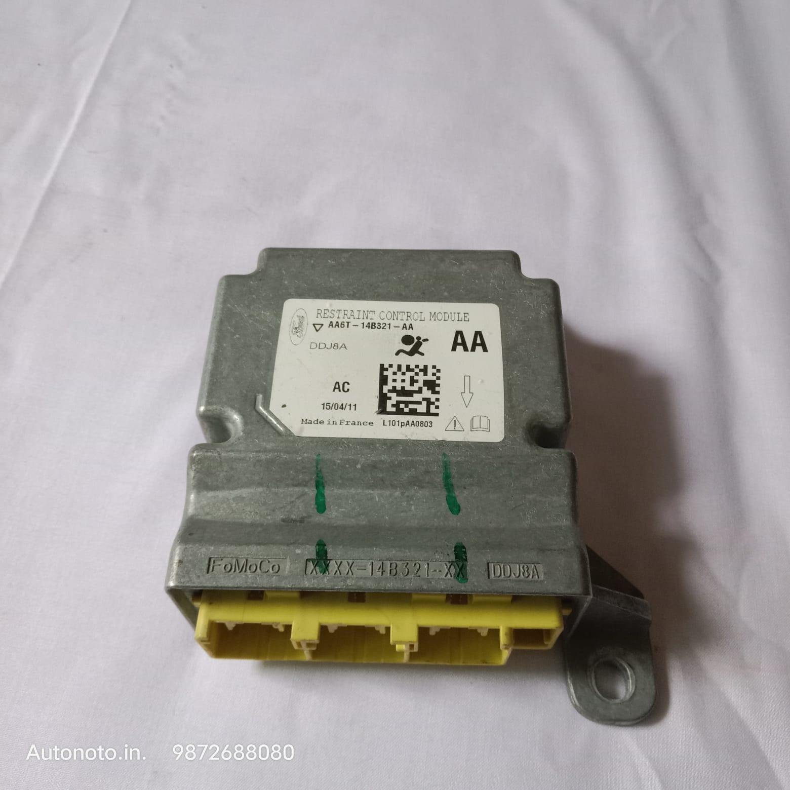 AA6T -14B321-AA FORD FIESTA AIRBAG DABBI - Image 2