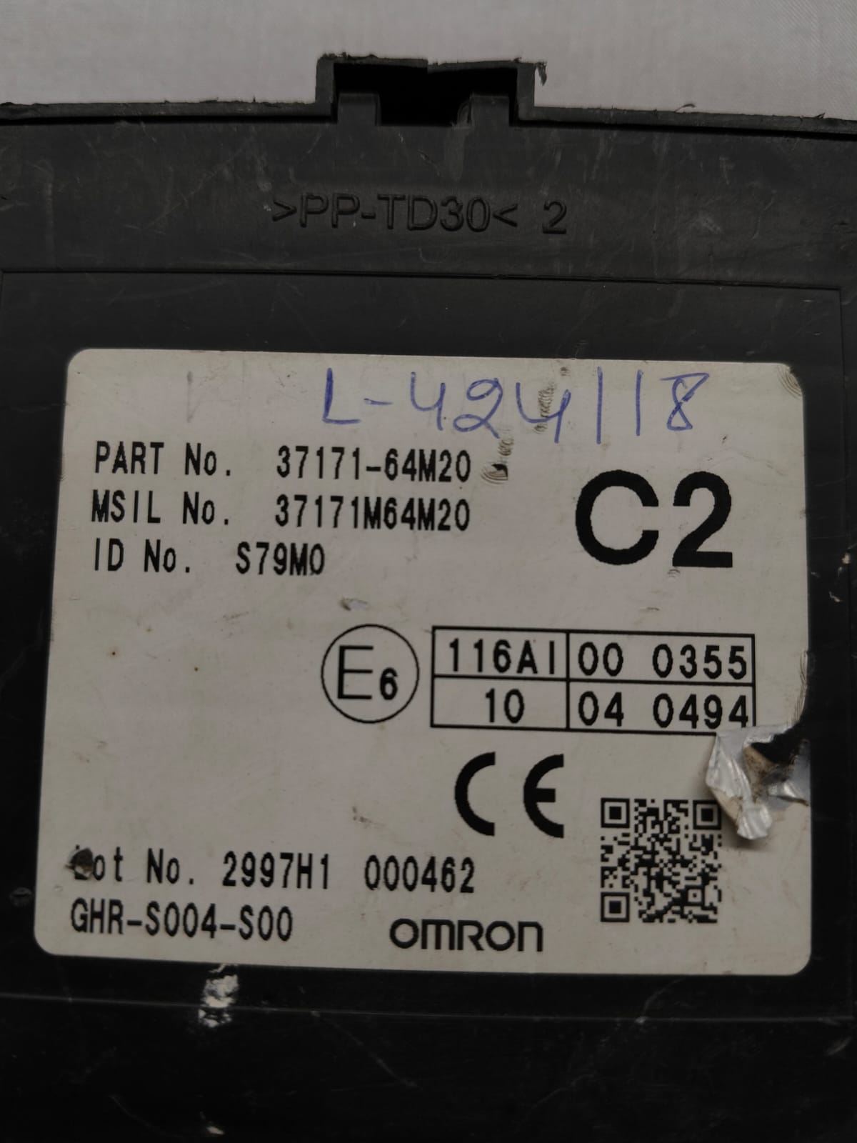 37171-64M20 Omron Suzuki BCM - Image 6
