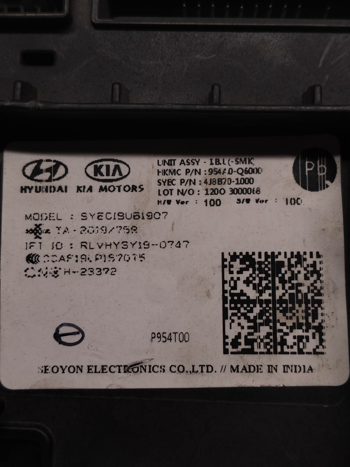 95400-Q6000 HYUNDAI KIA BCM - Image 4