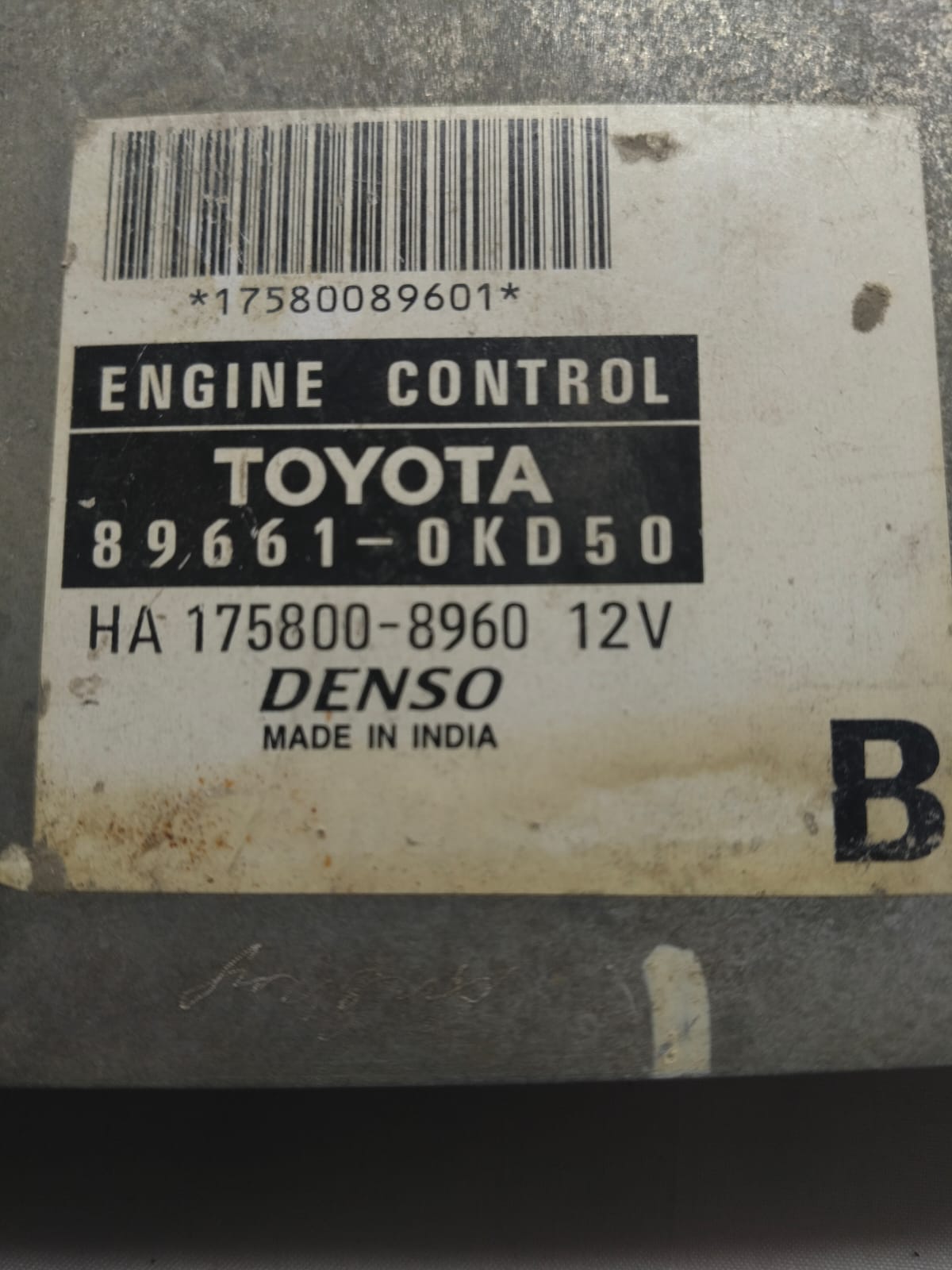 89661-0KD50 TOYOTA Hilux and Toyota Innova ECM - Image 3