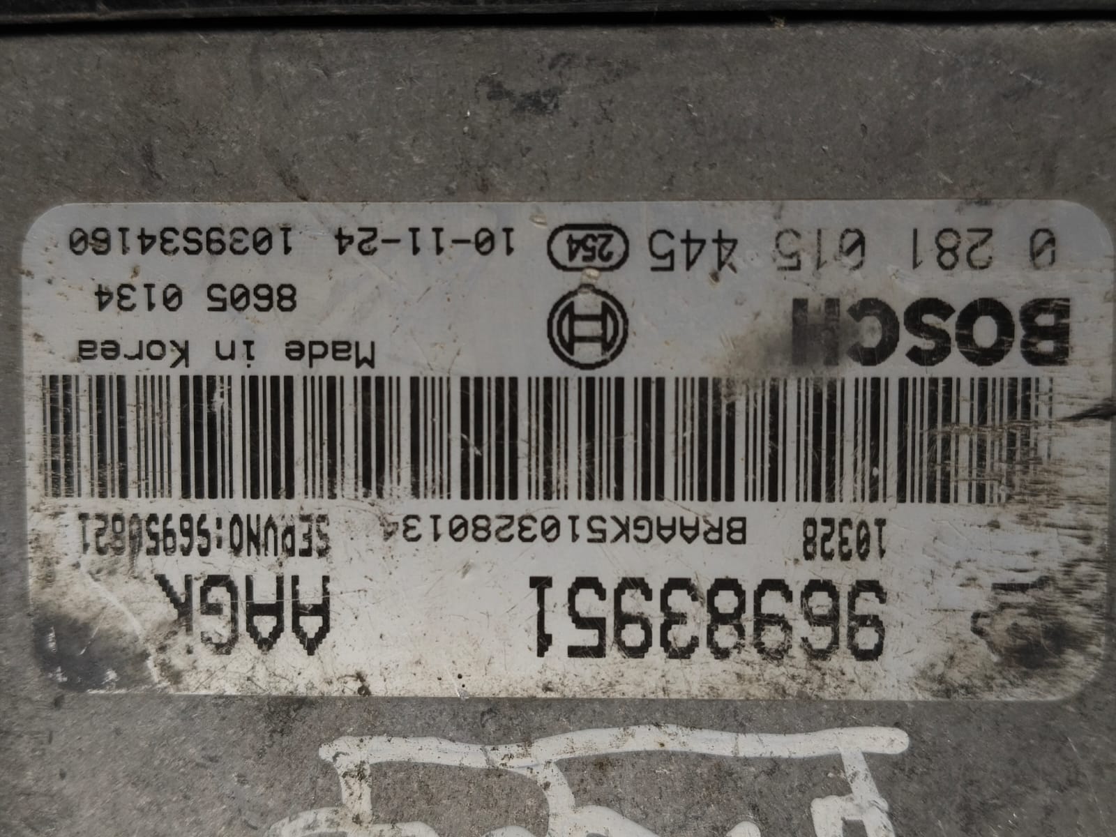 96983951, 0 281 015 445, Chevrolet Cruze DIESEL ECM - Image 5