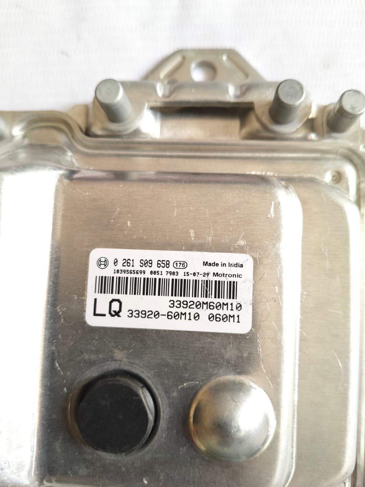 0 261 S09 658 MARUTI SUZUKI PETROL ECM - Image 3