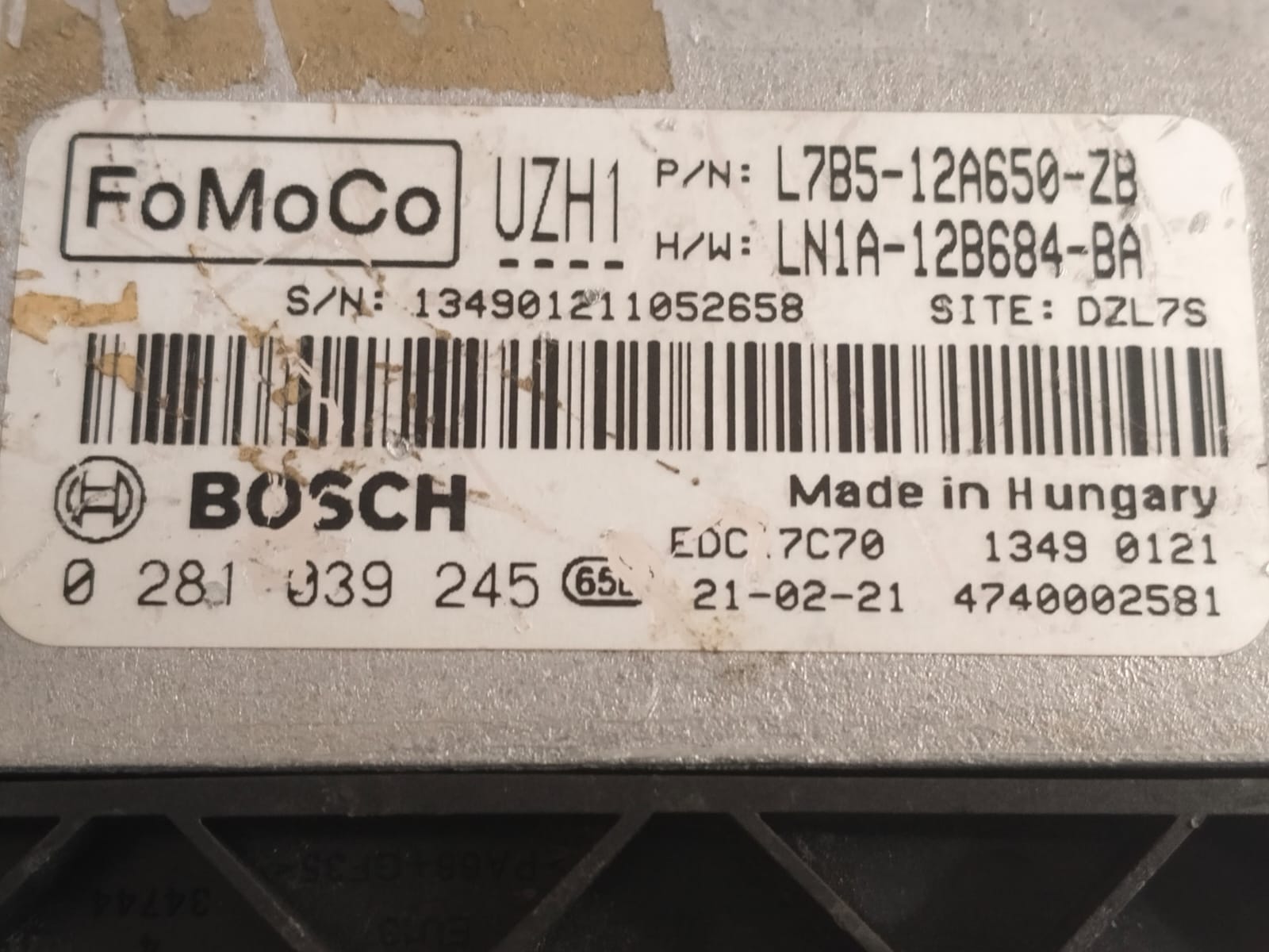 0 281 039 245 FORD ECM - Image 4